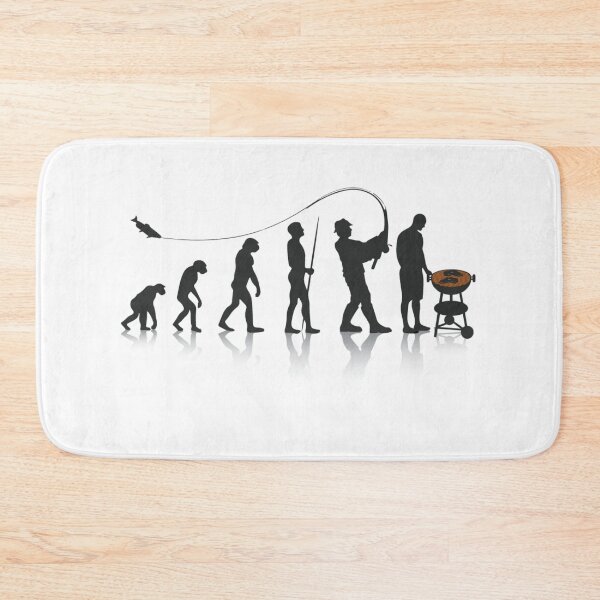 Item preview, man evolution barbecue fishing designed and sold by NiceShirtY.