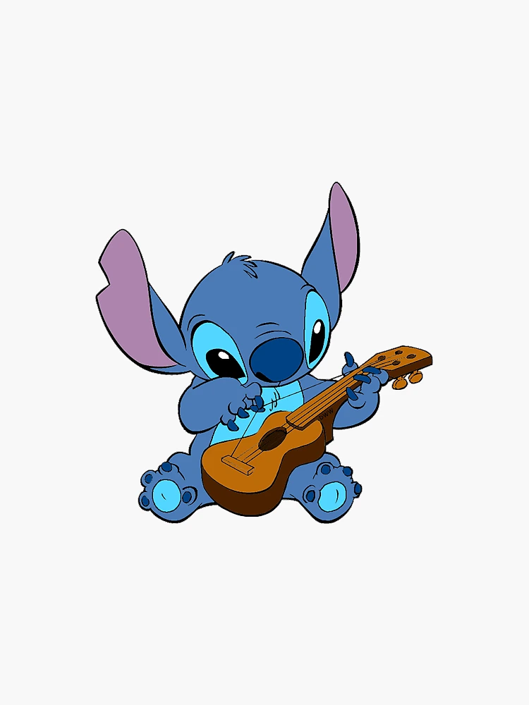 Stitch playing with Ukulele