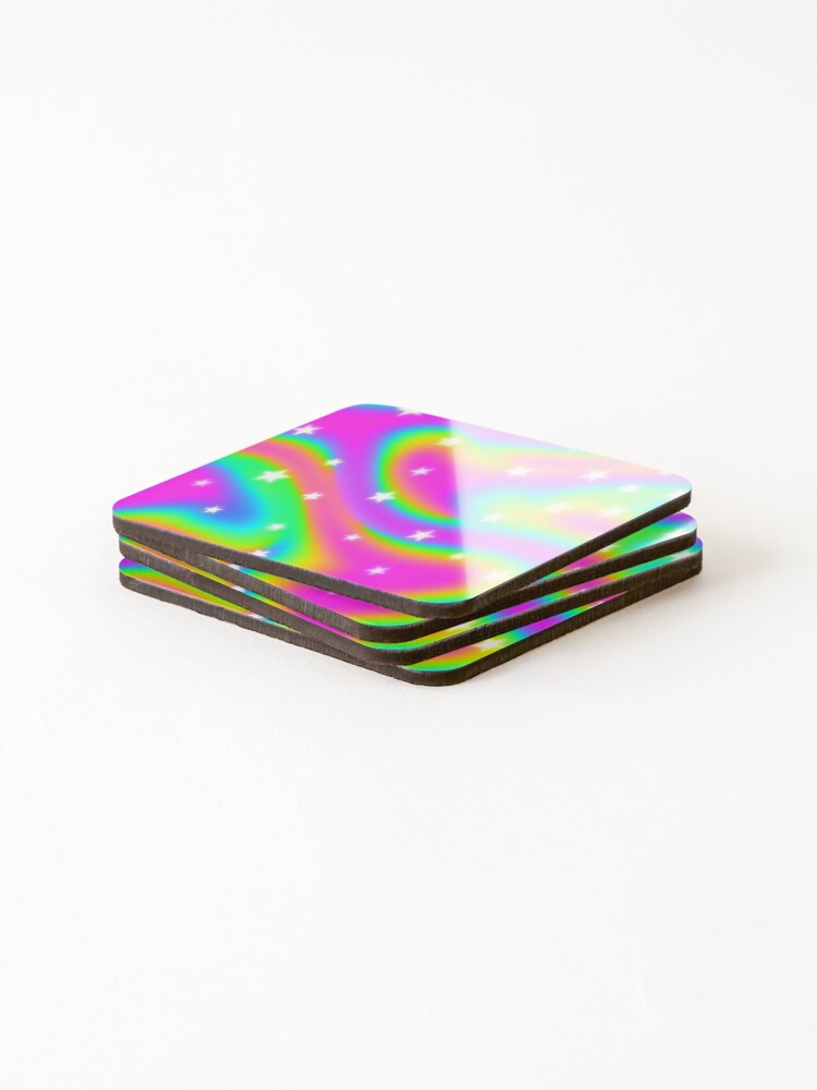 Thumbnail 4 of 5, Coasters (Set of 4), glitchcore designed and sold by sqftv.