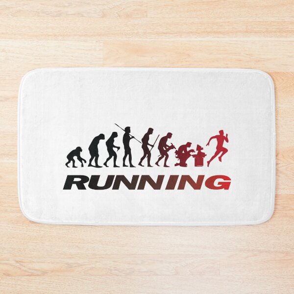 Item preview, man's evolution running designed and sold by NiceShirtY.