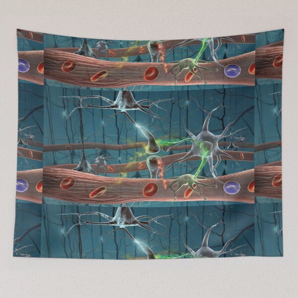 Item preview, Nervous System with Blood Cells and Neurons designed and sold by ScienceSource.