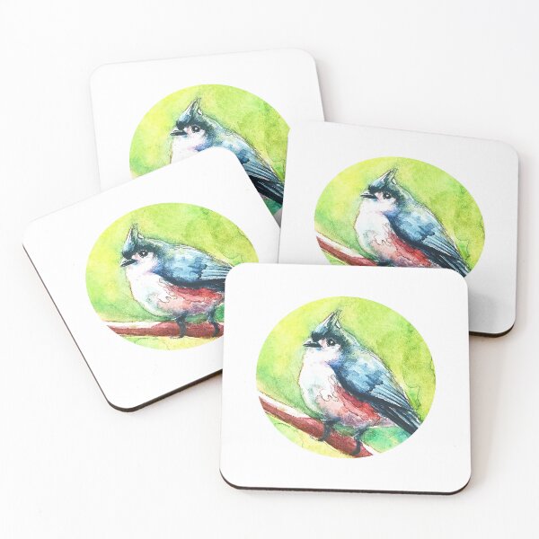 Item preview, Original Tufted Titmouse Watercolor Painting  designed and sold by Zhangyeying.