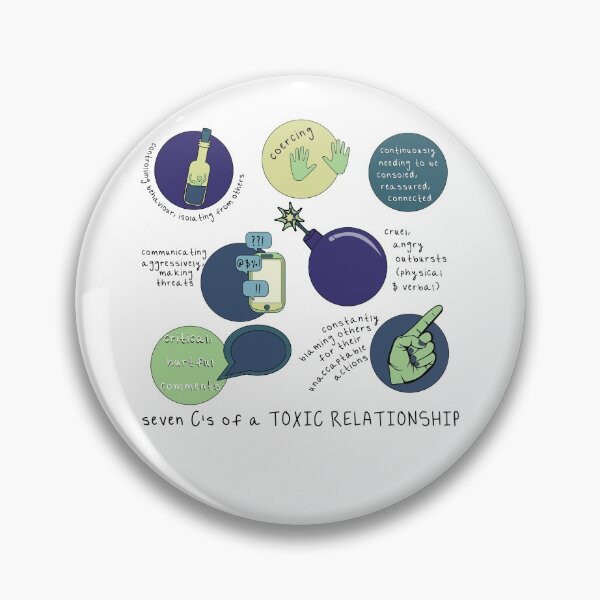 Item preview, seven C's of a toxic relationship designed and sold by little-lyon.