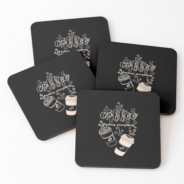 Item preview, Coffee Solves Everything  designed and sold by chigara.