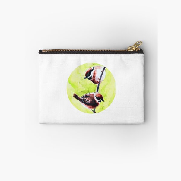 Item preview, Original Black-Throated Bushtit Watercolor Painting designed and sold by Zhangyeying.