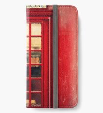 Vinilo o funda para iPhone Cabina telefónica mágica