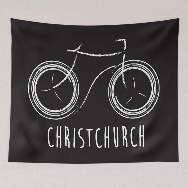 Item preview, Christchurch Cute Vintage Retro Bike  designed and sold by mydesigns15.