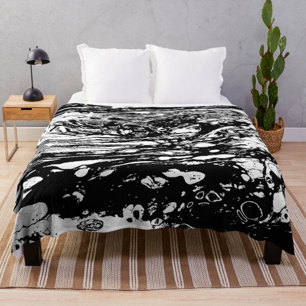 Item preview, Acrylic Pouring Black and White Gradient Planet designed and sold by emm-j.