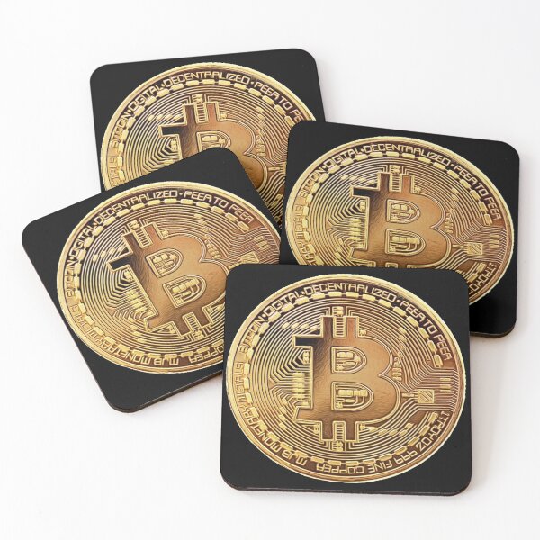 Item preview, Bitcoin / Gold Bitcoin / BTC / Cryptocurrency / Sticker / Dark designed and sold by AnnaWander.