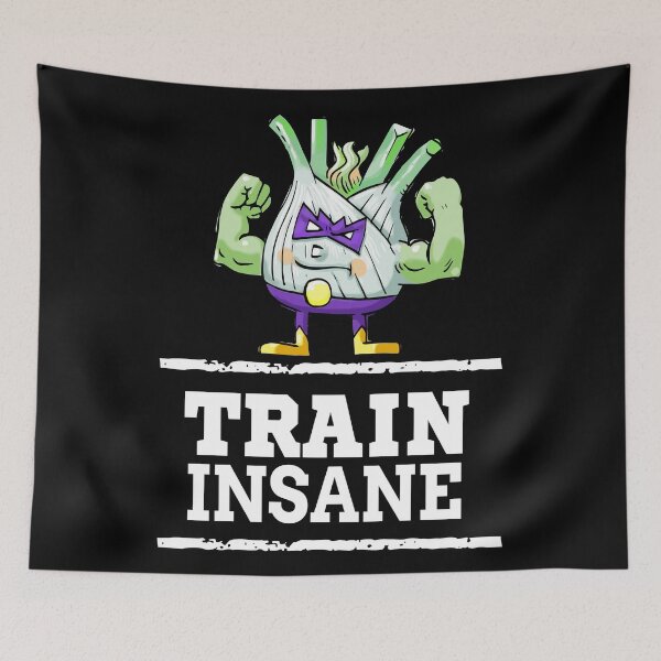 Item preview, Train Insane Funk Up Fennel Double Bicep Bodybuilder designed and sold by ProjectX23.