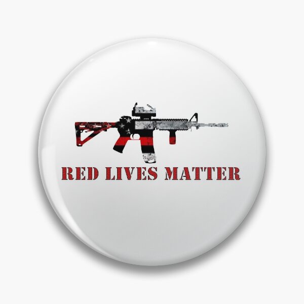 Item preview, Red Lives Matter Gun Art designed and sold by Matt Ballinger.