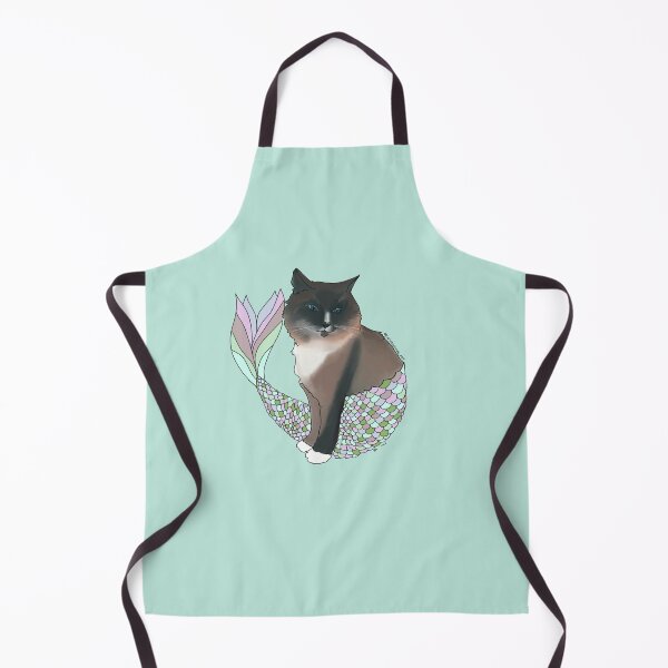 Item preview, Maine Coone Purrmaid - Sky designed and sold by CatDetectiveArt.