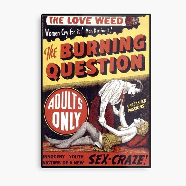 THE BURNING QUESTION Metal Print