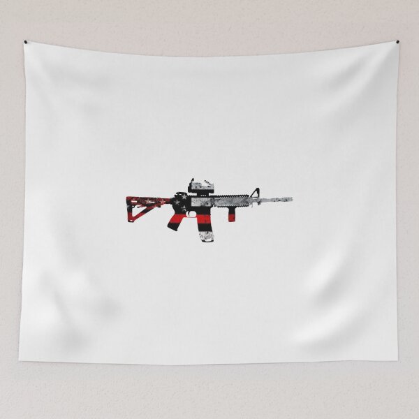 Item preview, Red Lives Matter Gun Art designed and sold by Matt Ballinger.