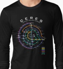 CERES STATION TRANSIT MAP Long Sleeve T-Shirt