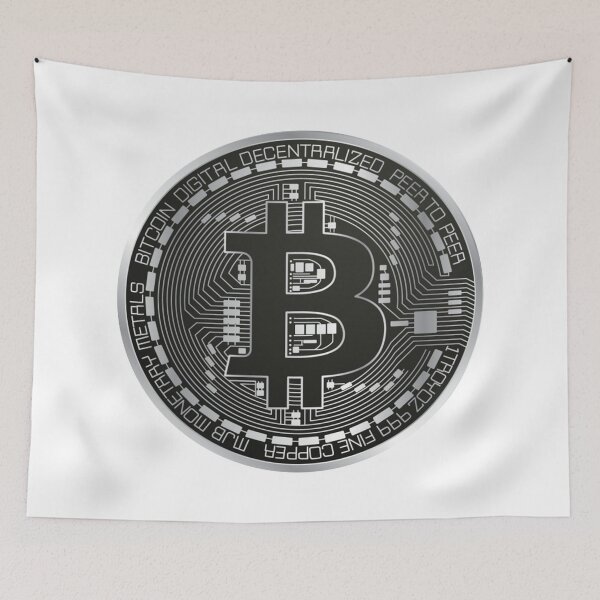Item preview, Bitcoin / Silver Bitcoin / BTC / Cryptocurrency / Sticker / Light designed and sold by AnnaWander.