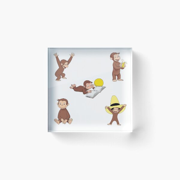 Item preview, George the curious monkey cartoon for kids pack  designed and sold by portrait4you.