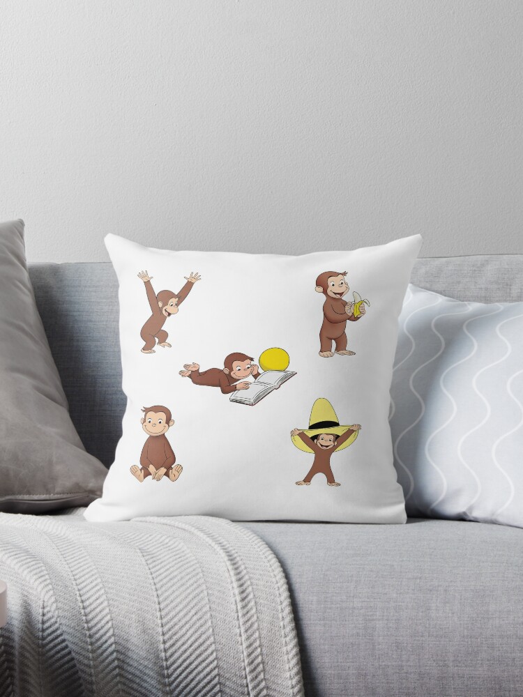 George the curious monkey cartoon for kids pack  Photographic Print for  Sale by portrait4you