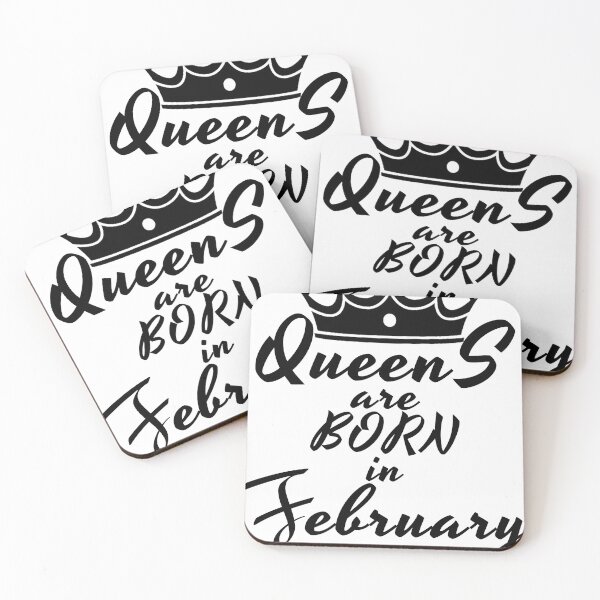 Item preview, Queens are Born in February designed and sold by Mokhe.