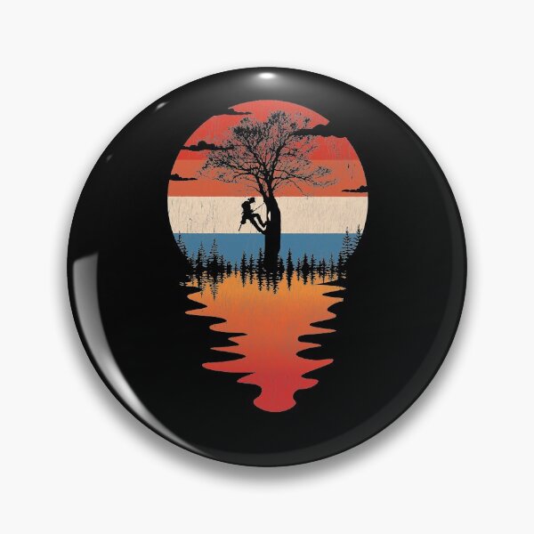 Artikelvorschau, Cooler Baumpfleger Retro Vintage Sonnenuntergang Stil entworfen und verkauft von Shuboi.