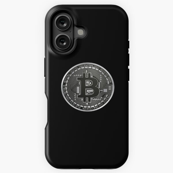 Item preview, Bitcoin / Silver Bitcoin / BTC / Cryptocurrency / Sticker / Dark designed and sold by AnnaWander.