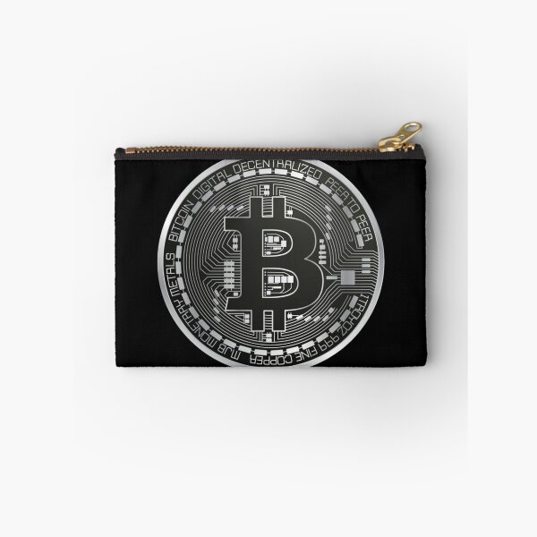 Item preview, Bitcoin / Silver Bitcoin / BTC / Cryptocurrency / Sticker / Dark designed and sold by AnnaWander.