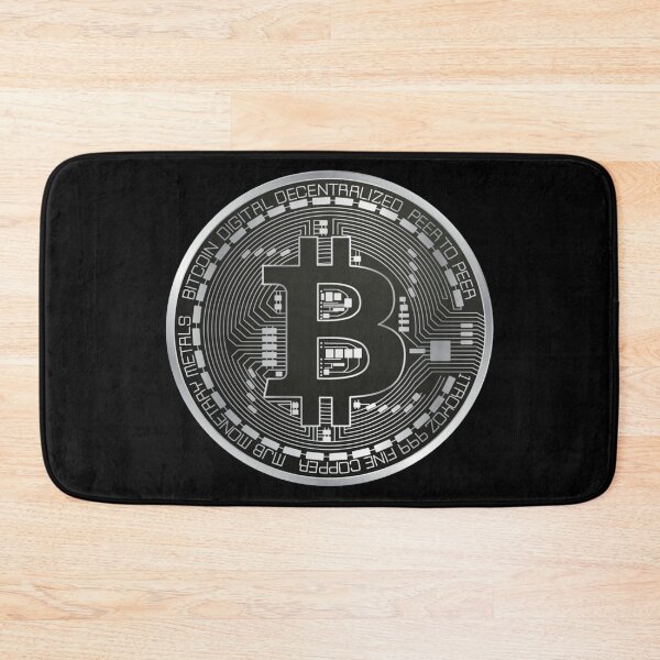 Item preview, Bitcoin / Silver Bitcoin / BTC / Cryptocurrency / Sticker / Dark designed and sold by AnnaWander.