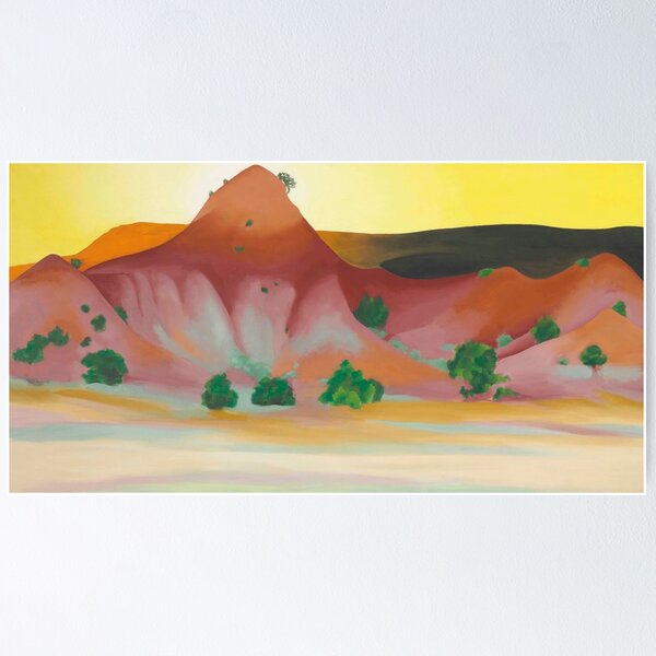 Item preview, Georgia O'Keeffe Hills and Mesa to the West designed and sold by emidye20.