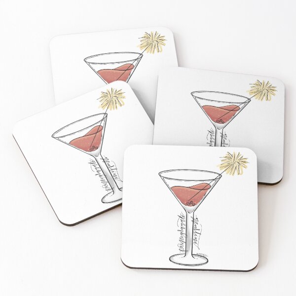 Item preview, Pomegranate Martini designed and sold by Caleigraphy Studio.