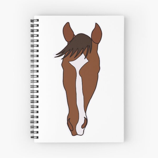 Item preview, Minimalist Bay Horse with Blaze Head designed and sold by lilycm44.