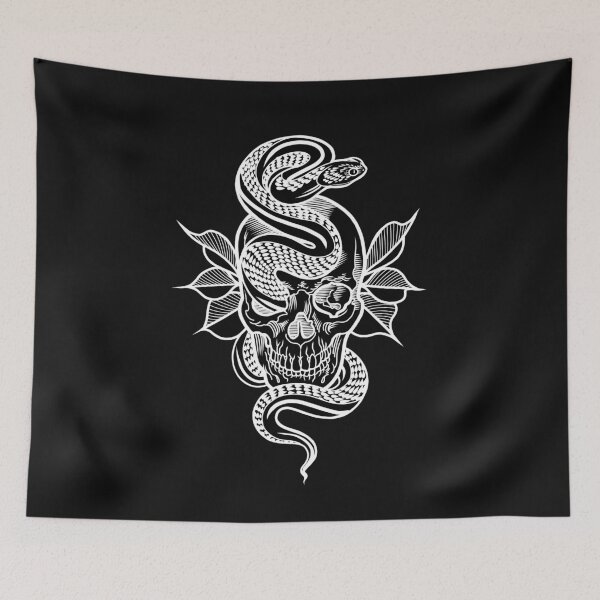 Item preview, Snake and Skull designed and sold by NinjaSquirell.