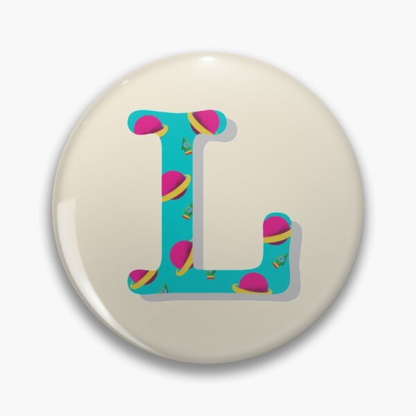 Item preview, Initial 'L' with spaceship and planet designed and sold by synchro2070.