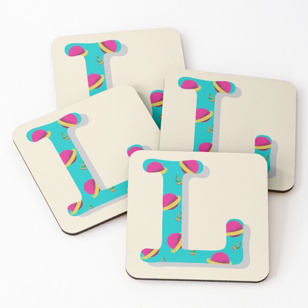 Item preview, Initial 'L' with spaceship and planet designed and sold by synchro2070.