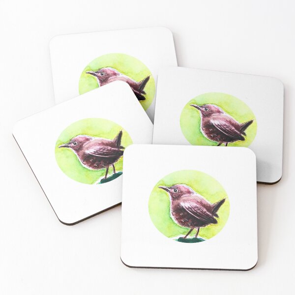 Item preview, Original Eurasian Wren Bird Watercolor Painting designed and sold by Zhangyeying.