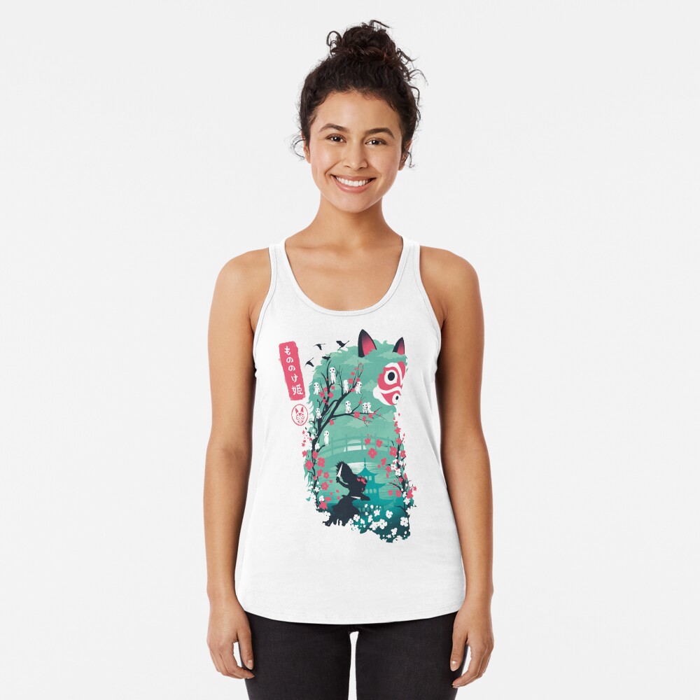 Flowers Racerback Tank Top