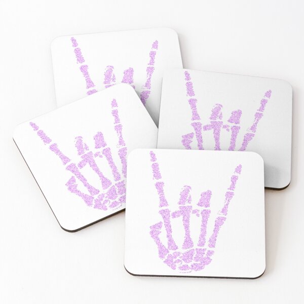 Item preview, Sparkle rock and roll skeleton hands designed and sold by Gloria Lam.