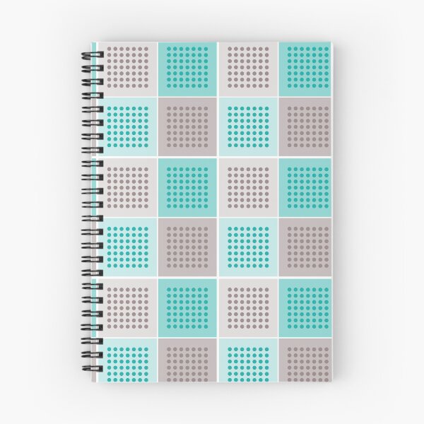 Item preview, Tile pattern in gray and turquoise designed and sold by Ninaeva.