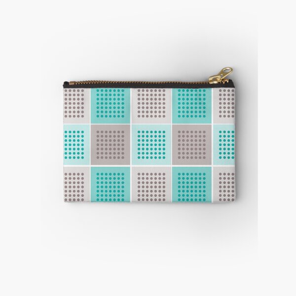 Item preview, Tile pattern in gray and turquoise designed and sold by Ninaeva.