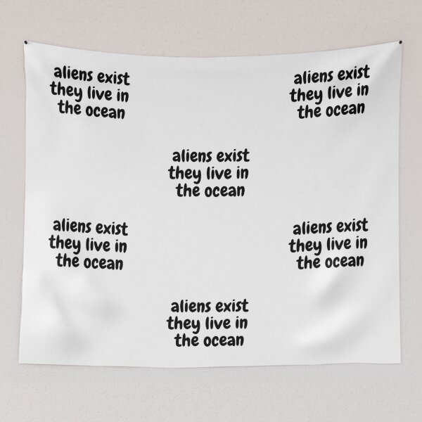 Item preview, aliens exist they live in the ocean designed and sold by Omniodise.