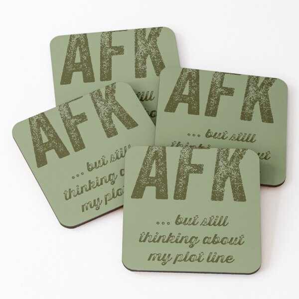 Item preview, AFK ... but still thinking about my plot line designed and sold by sandpiperstudio.