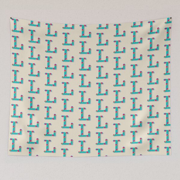 Item preview, Initial 'L' with spaceship and planet TILES designed and sold by synchro2070.