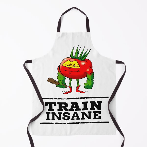 Item preview, Train Insane Tomato The Barbarian Foodietoon Superhero Bodybuilder Workout Power-lifter Weightlifter designed and sold by ProjectX23.