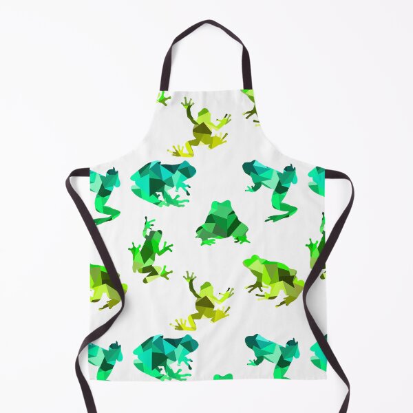 Item preview, Multiple Green Geometric Frogs designed and sold by cassikraft.