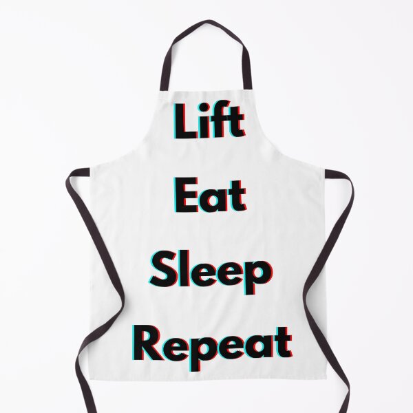 Item preview, Lift, Eat, Sleep, Repeat Red and Blue Holographic no icons designed and sold by JustAMillenial -.