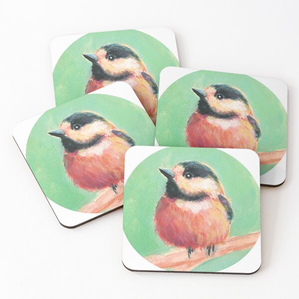 Item preview, Original Varied Tit Bird Gouache Painting designed and sold by Zhangyeying.