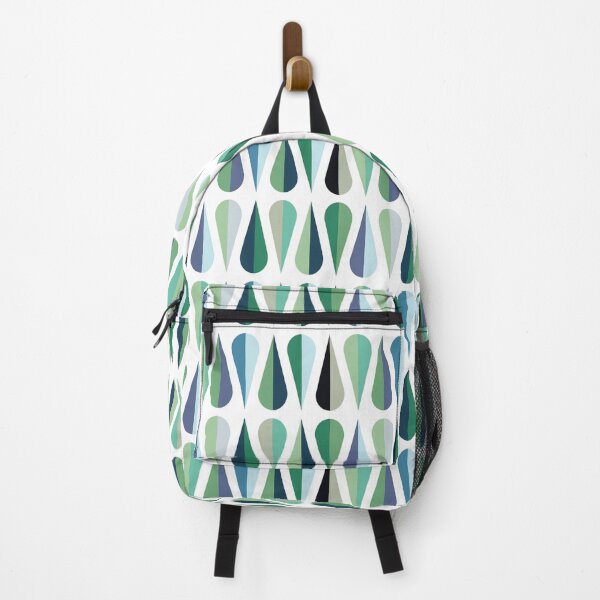 Item preview, Green and blue raindrops pattern designed and sold by BattaAnastasia.