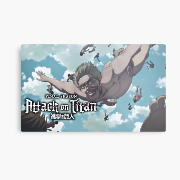 Attack On Titan Characters Metal Print By Reigill Redbubble