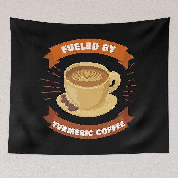 Item preview, Fueled by Turmeric Coffee designed and sold by DesignByJK.