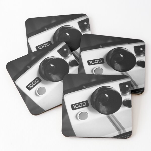 Item preview, Vintage analog instant white camera in black and white designed and sold by Diana van Neck.