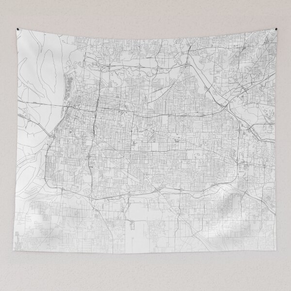 Item preview, Memphis Map, Art Print By LandSartprints designed and sold by LandSartprints.